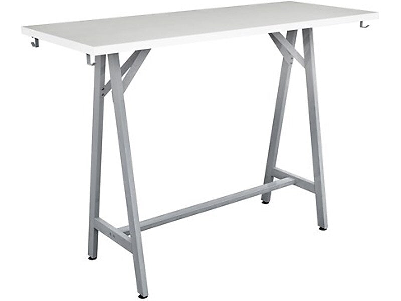 Safco Spark Teaming Table, 24" x 60", Fashion Gray (SPK6024SLFNGY)