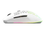 SteelSeries AEROX 3 Ergonomic Optical USB Gaming Mouse, Snow (62608)