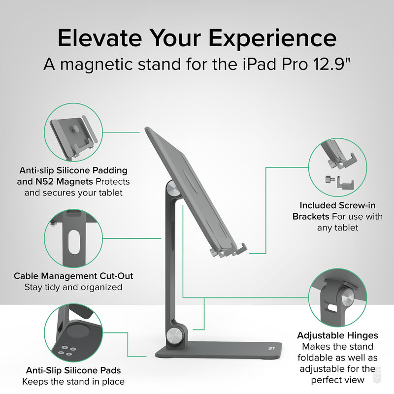 Plugable Magnetic Tablet Holder for iPad Pro 12.9" (AMS-STAND13)