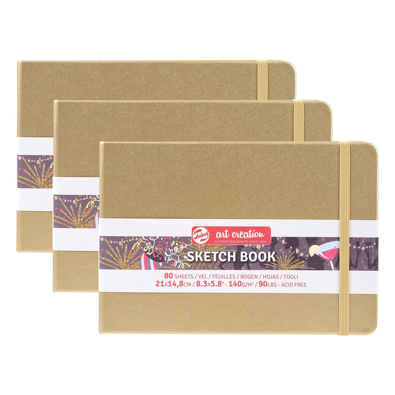 Talens Art Creation 8.3" x 5.8" Sketch Book, 80 Sheets/Book, 3/Bundle (TLN9314145M-3)