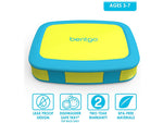 bentgo Brights Kids Bento Box, 5-Compartment, Citrus Yellow, 19 oz. (BGOBRTS-C)