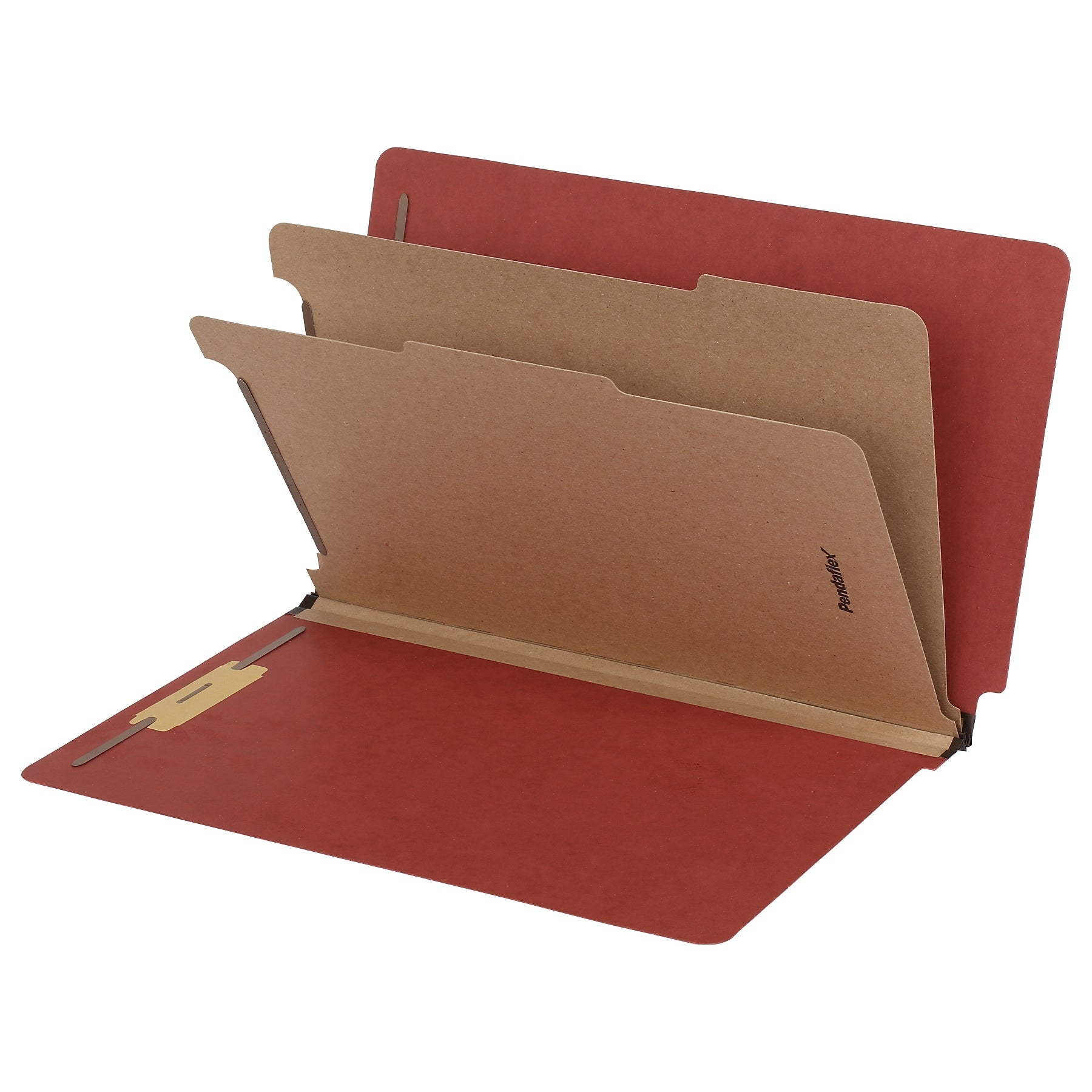 Pendaflex Pressboard Classification Folder, 2-Dividers, 2" Expansion, Legal Size, Brown, 10/Box (1007076)