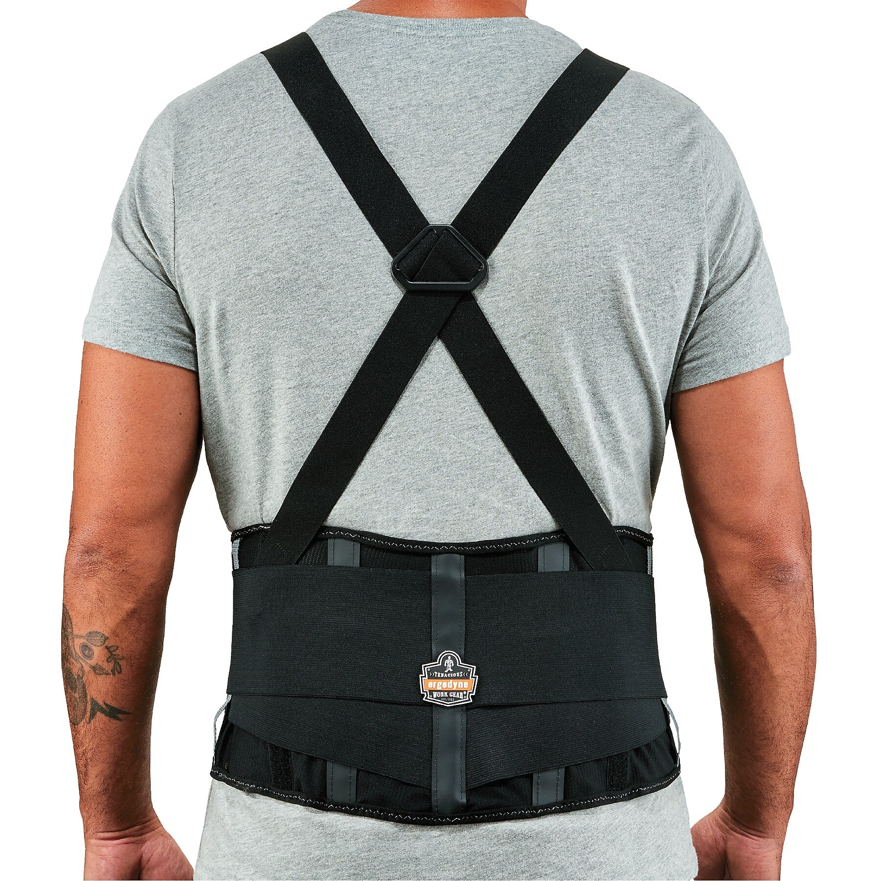 Ergodyne ProFlex 2000SF 840D Spandex Back Support Brace, 4XL (11288)