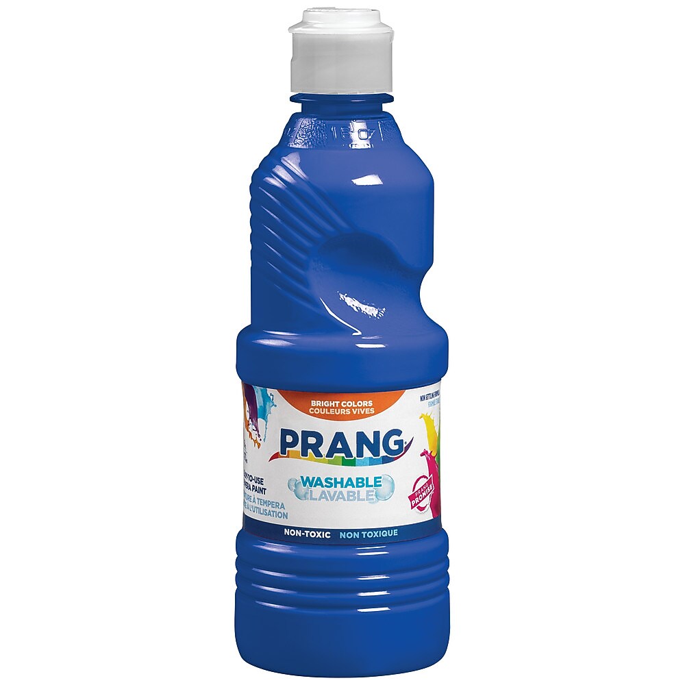 Prang Washable Tempera Paint, Blue, 16 oz. (10705)
