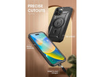 SUPCASE Unicorn Beetle PRO MAG Rugged Case for iPhone 15 Pro, Shock-Absorbing, Gunmetal