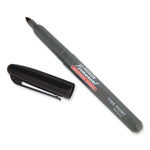AbilityOne® 7520017012064 SKILCRAFT Fine Point Industrial Grade Permanent Marker, Fine Bullet Tip, Black, Dozen