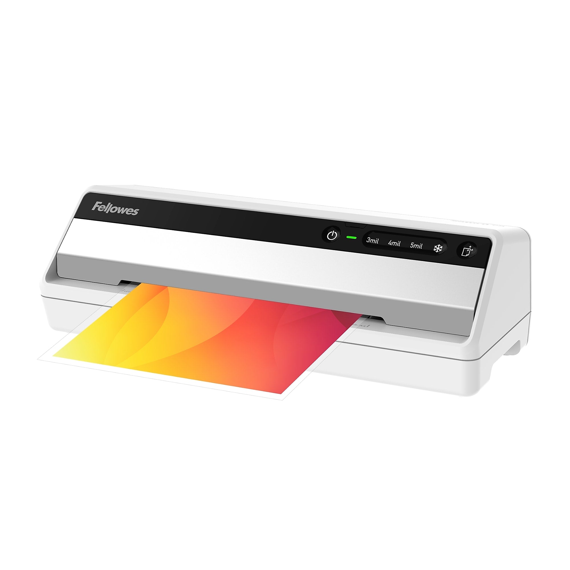 Fellowes Saturn 95 Thermal & Cold Laminator with 10-Sheet Starter Kit, 9.5" Width, White (5735801)