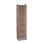 Household Essentials Hanging Closet Organizer, 6 Shelf (7802-1)