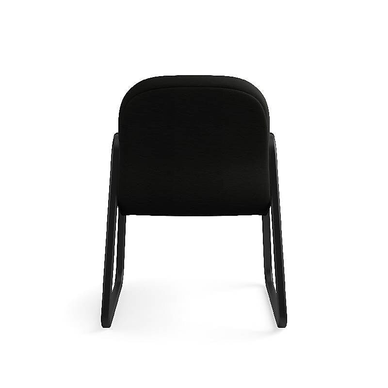 HON Pillow-Soft Leather Guest Chair, Black (HON2093SR11T)
