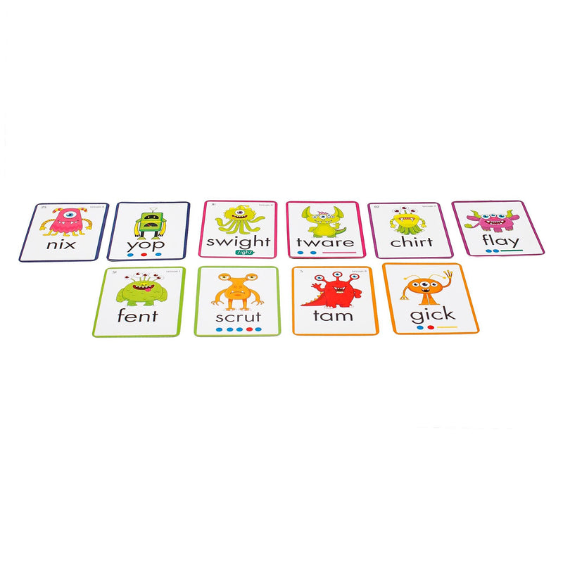 Junior Learning Rainbow Phonics Sight Word Cards, High Freguency, 52/Set (JRLRP108)