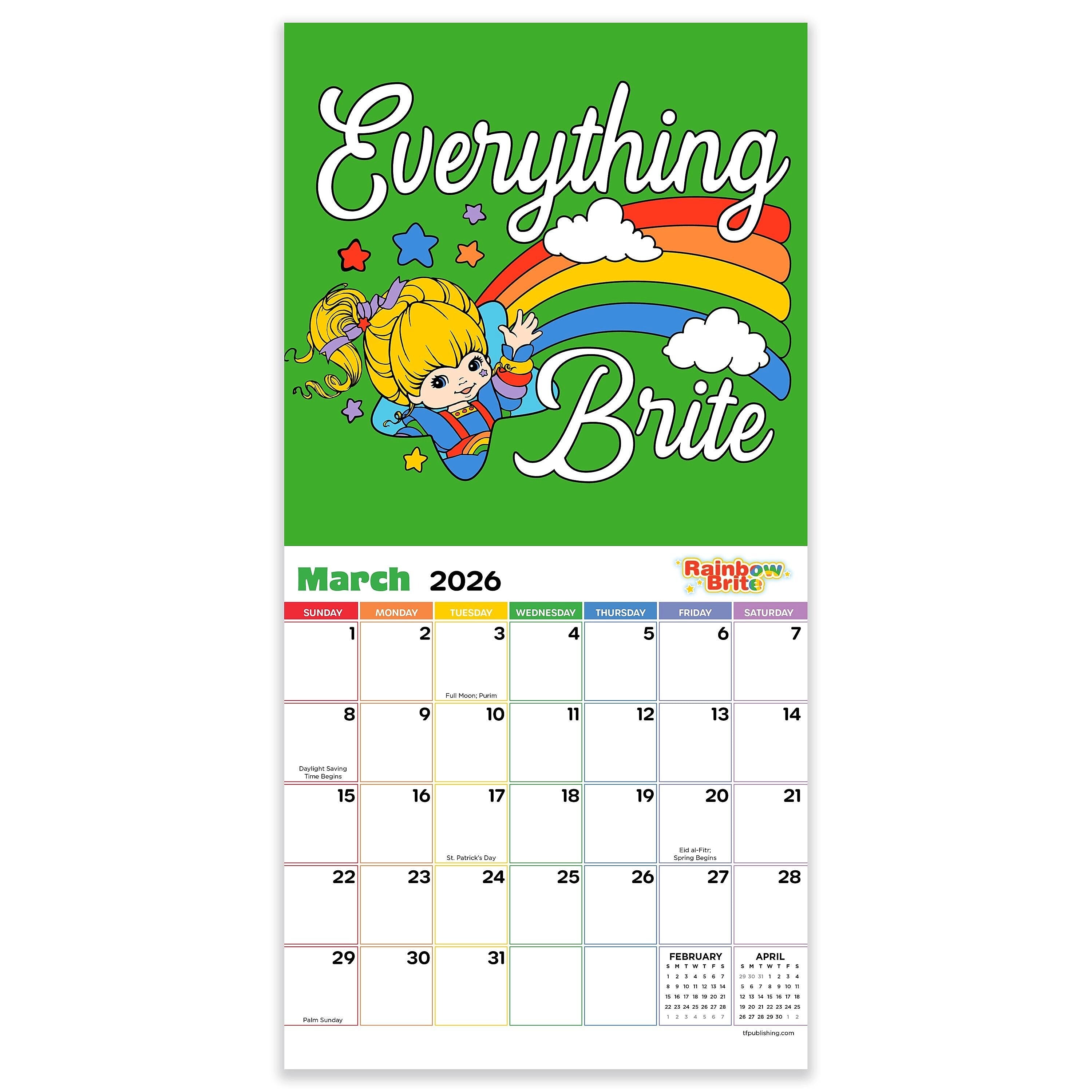 2026 TF Publishing 7" x 7" Monthly Wall Calendar, (26-2112)