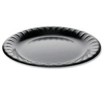 Pactiv Laminated Foam Dinnerware Plate, 9" Diameter, Black, 500 Plates (PCTYTKB00090000)