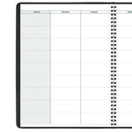 AT-A-GLANCE 8.25" x 10.88" Weekly Teacher's Planner, Faux Leather Cover, Black (80-155-05)