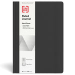 TRU RED™ Medium Hard Cover Ruled Journal, 5 1/2" x 8", Black (TR54769)