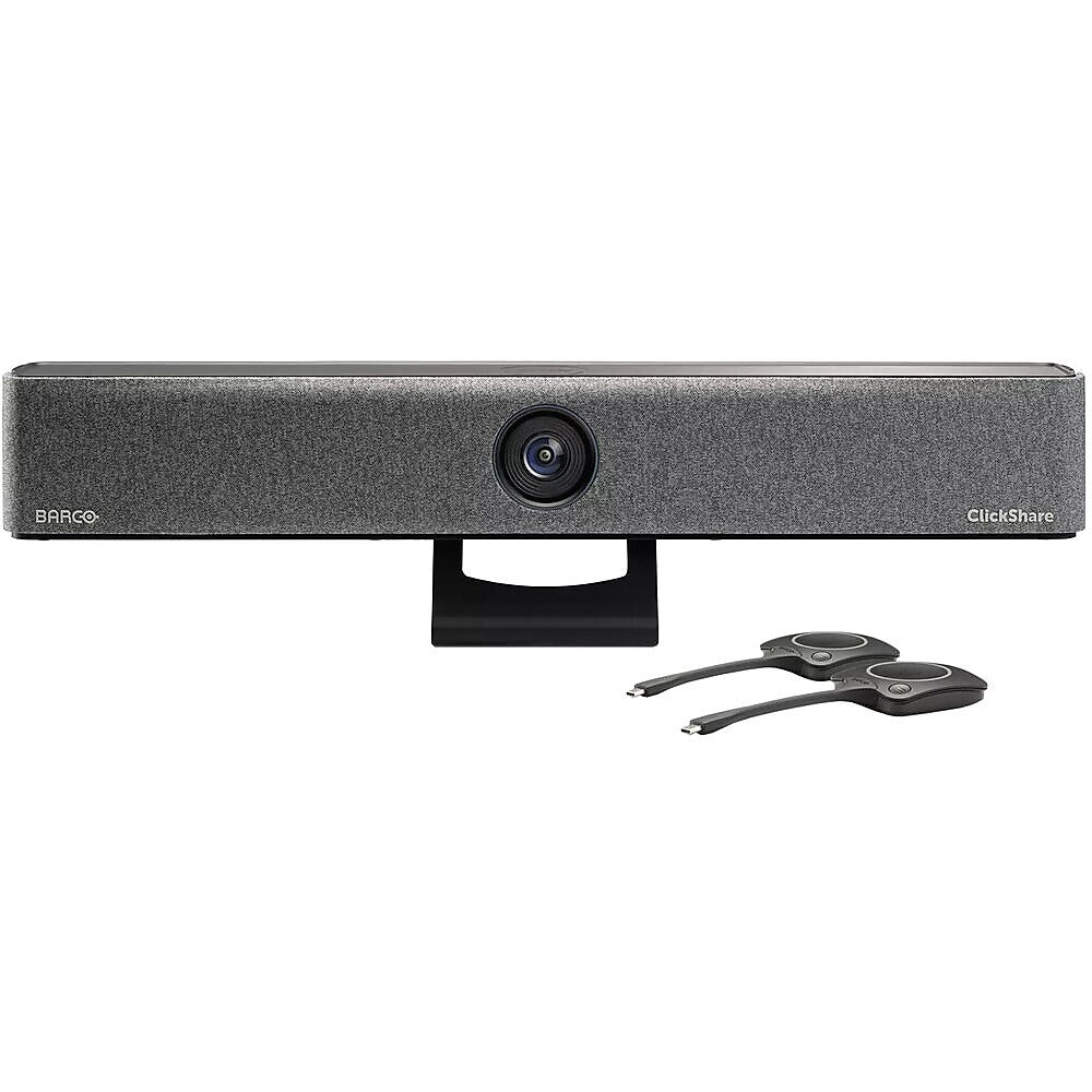 Barco ClickShare HD 4K All-in-One Video Bar Pro Conferencing Webcam, Black (R9861633USB2)
