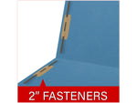 Medical Arts Press Reinforced End Tab File Folder, Straight Cut, Letter-Size, Blue, 250/Carton (S-01602-BLU-B)