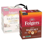 Folgers Hazelnut Cream Coffee Keurig® K-Cup® Pods, Medium Roast, 24/Box (6109)