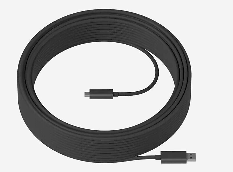 Logitech 147.6' Strong USB Cable, Dark Gray (939-001805)