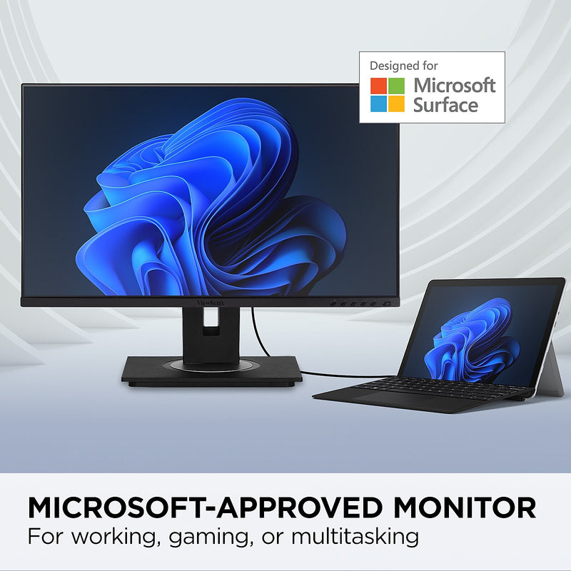 ViewSonic 24" 60Hz LED Monitor, Black (VG245 )
