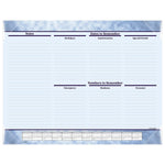 2026 AT-A-GLANCE 21.75" x 17" Monthly Desk Pad Calendar, Slate Blue (89701-26)