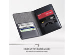 JOURNEY Loc8 RFID Faux Leather Passport Holder, Midnight Black (JTWMN)