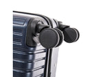 InUSA Drip 24" Hardside Suitcase, 4-Wheeled Spinner, TSA Checkpoint Friendly, Blue (IUDRI00M-BLU)