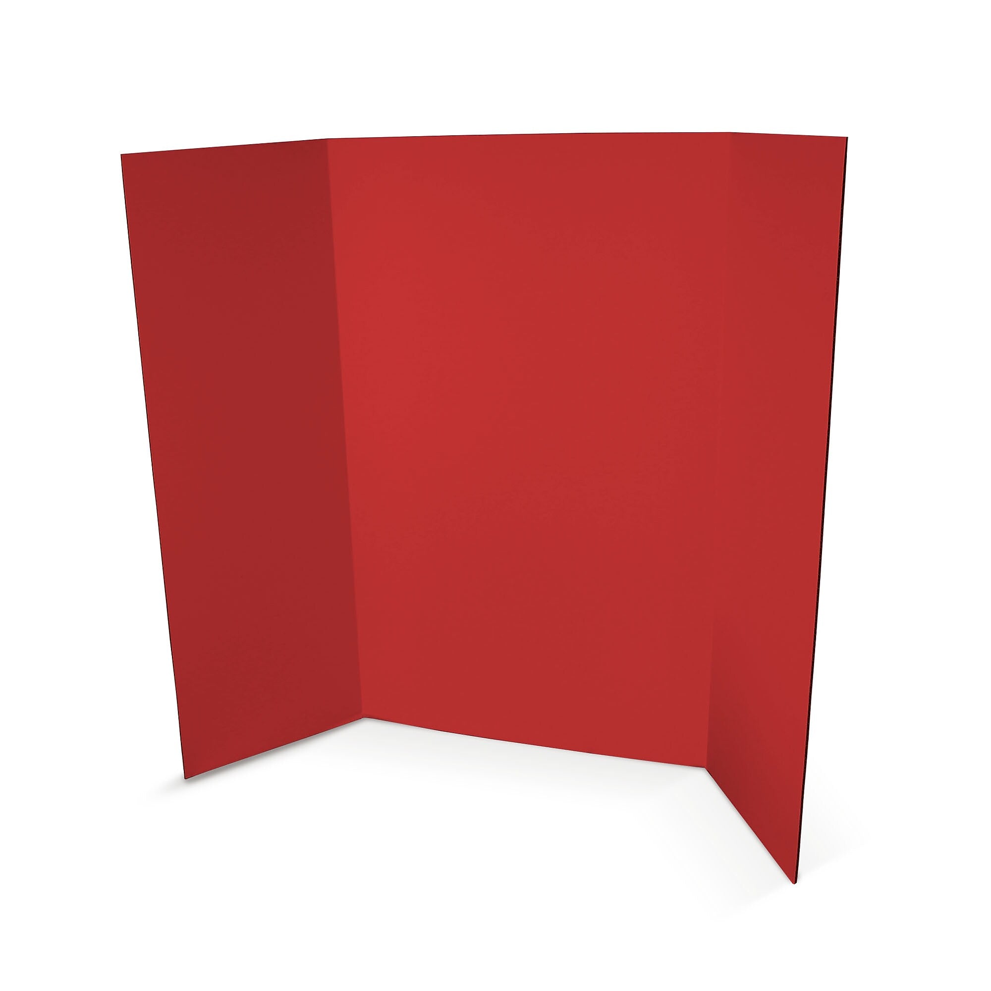 Flipside Corrugated Project Board, 3' x 4', Red, 24/Carton (30069-24)