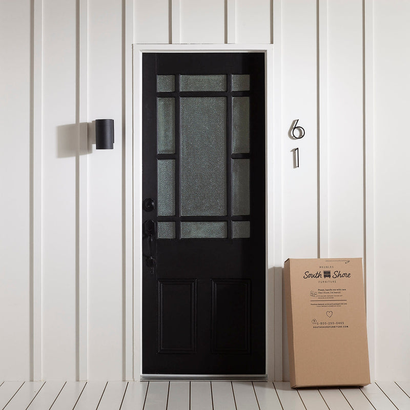South Shore Morgan Small 2-Door Storage Cabinet, Pure White (7260722)