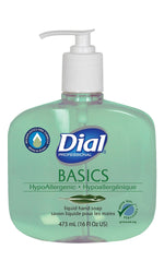 Dial Basics Liquid Hand Soap, 12/Carton (33815)