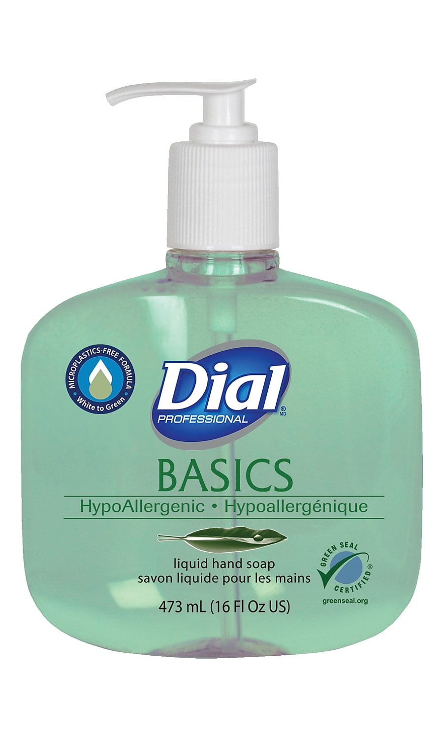 Dial Basics Liquid Hand Soap, 12/Carton (33815)