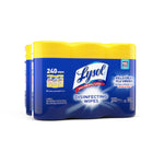 Lysol Disinfecting Wipes, Lemon & Lime Blossom Scent, 80 Wipes/Container, 3 Containers/Pack, 2 Packs/Carton (RAC84251CT)