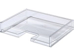 LIKE-IT Stackable Landscape Desktop Organizer Assortment, Translucent White, 3 Pieces (MX9203_9202_9201)