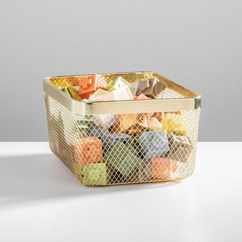 mDesign Steel Organizer, Soft Brass (25956)