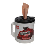 Brawny Professional D400 Durable Fibers Cleaning Wipers, 13" x 9.9", Orange, 200 Wipers/Box, 2/Carton (20040)