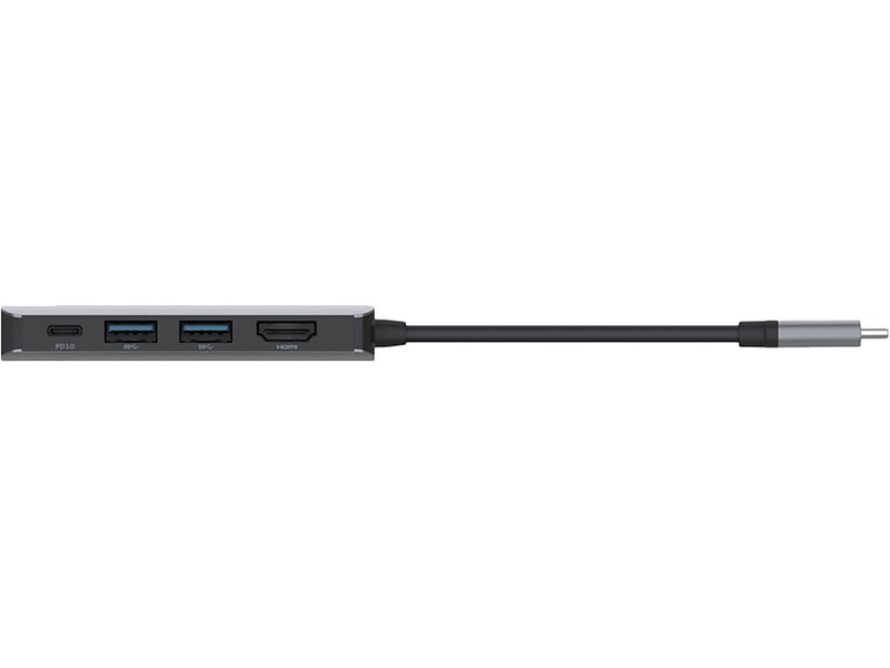Belkin USB-C to Multiport Video Adapter, Black/Gray (AVC006BTSGY)