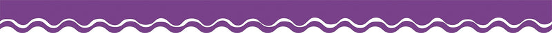 Barker Creek Double-Sided Scalloped Border, 36"' x 2.25", Happy Grape, 13/Pack (LL994)