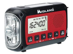 MIDLAND RADIO Wireless Emergency Crank Radio, Black/Red (ER40)