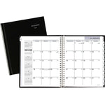 2026 AT-A-GLANCE DayMinder 7" x 8.5" Monthly Planner, Faux Leather Cover, Black (G400H-00-26)