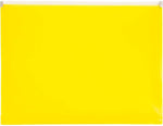 JAM Paper Premium Plastic Document File, Letter, Yellow, 3/Pack (218Z1YEX3)