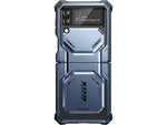 i-Blason Armorbox Metallic Blue Rugged Case for Samsung Galaxy Z Flip4 (Galaxy2022-ZFlip4-5G-Armorbox-Tilt)