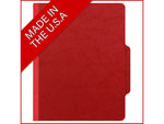 Medical Arts Press Pressboard Classification Folder, 2 Dividers, 2" Expansion, Letter Size, Deep Red, 10/Box (DV-T42-26-3DRD)