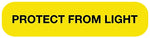 PROTECT FROM LIGHT, Medication Instruction Label, 1-5/8" x 3/8"