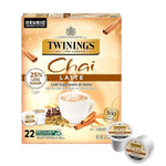 Twinings Chai Latte Black Tea, Keurig® K-Cup® Pods, 22/Box (TNA78919)