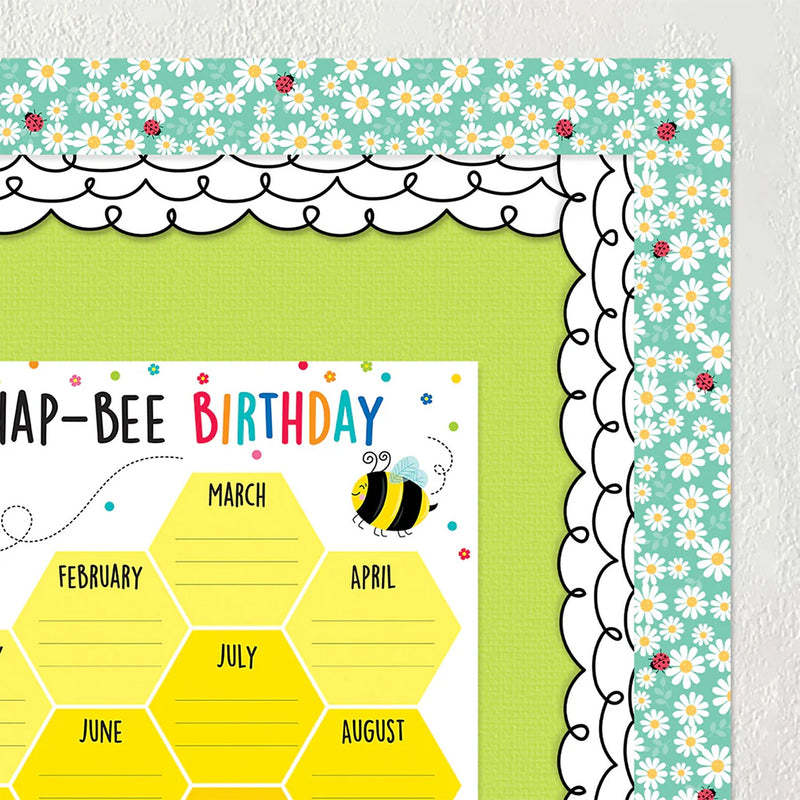 Creative Teaching Press Core Decor EZ Border, 3" x 2', Daisy Bug, 24/Pack, 3 Packs/Bundle (CTP11047-3)