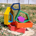 TickiT Rainbow Architect Houses, 7 Pieces/Set (CTU73542)