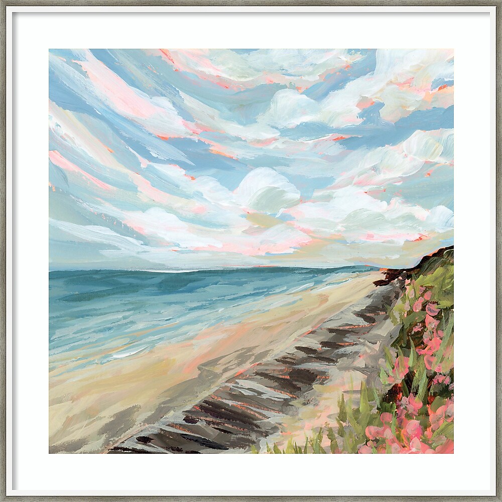 Amanti Art Connecticut by Emily Kenney Wood Framed Wall Art Print, 33" x 33" (A42677158457)