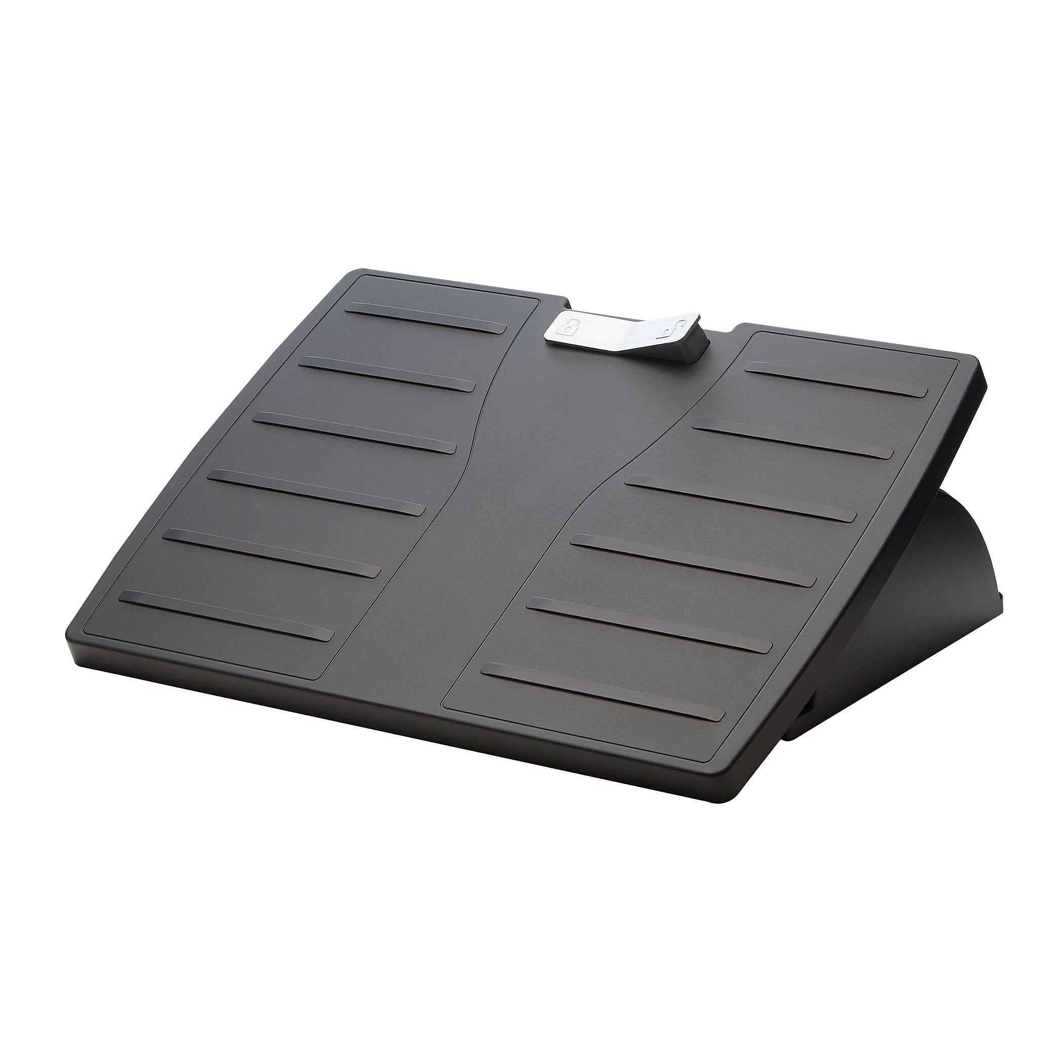 Fellowes Office Suites Tilt Adjustable Footrests, Black/Silver (8032201)