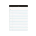 Staples Double-Sheet Notepad, 8.5" x 11.75", Letter Size, White, 100 Sheets/Pad (20-244)
