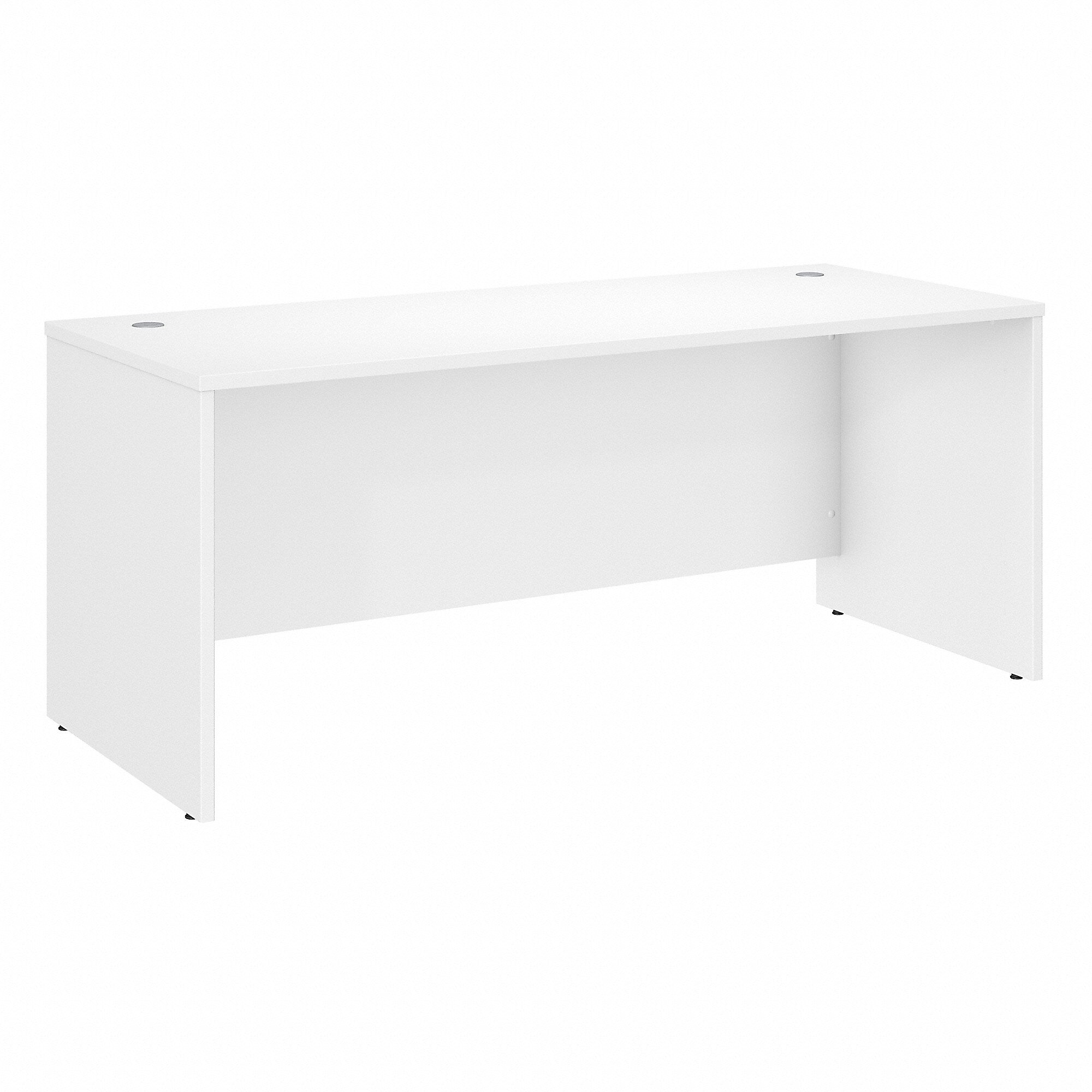 Bush Business Furniture Studio C 72"W Office Desk, White (SCD272WH)
