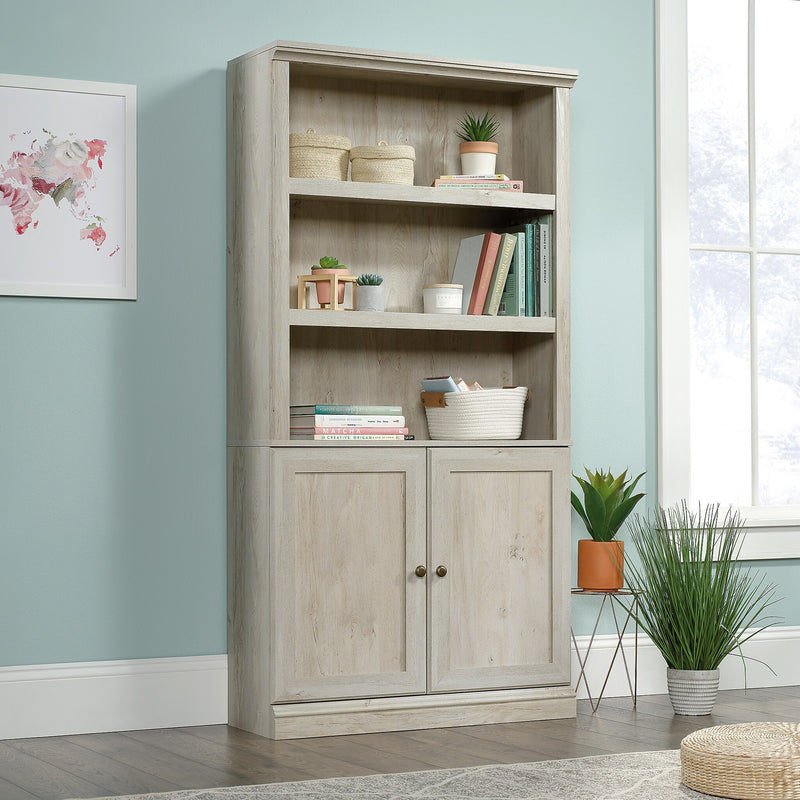 Sauder Select 70"H 5-Shelf Bookcase, Chalked Chestnut (426310)